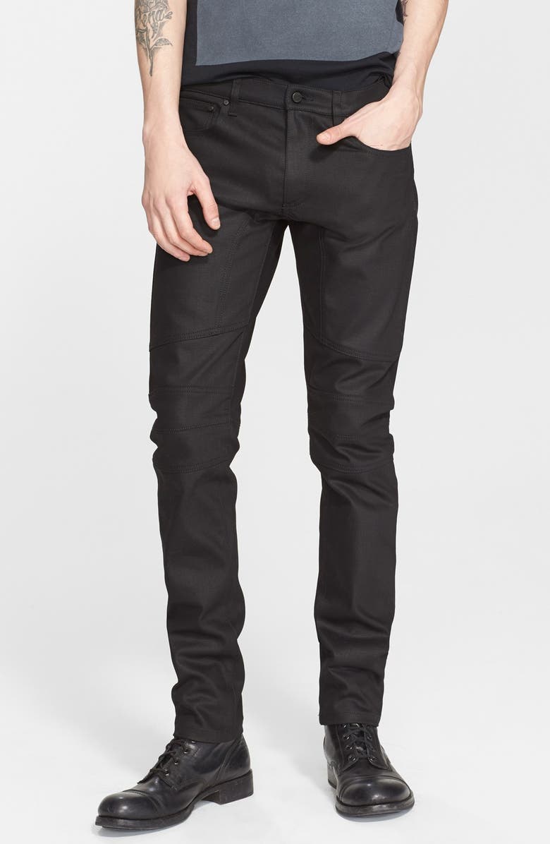 Belstaff 'Elmbridge' Slim Fit Moto Jeans (Black) | Nordstrom