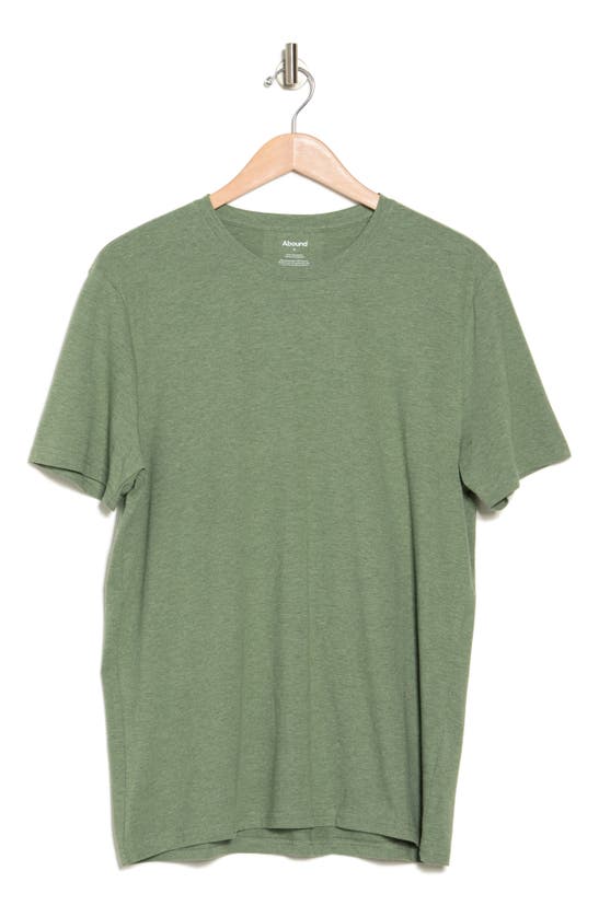 Abound Arden Crewneck Tee In Green Dill Heather