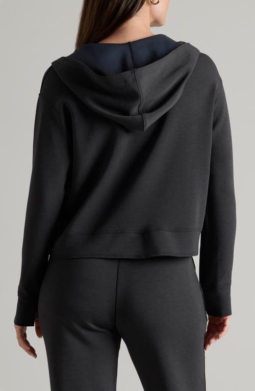 Shop Rhone Dreamglow Full Zip Hoodie In Black