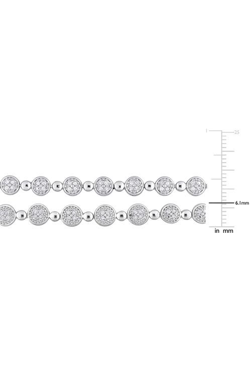 Delmar Diamond Tennis Necklace & Bracelet Set In Multi