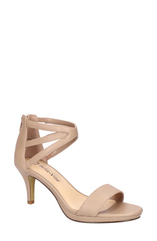 Bella Vita Everly Strappy Sandal Beige Leather at Nordstrom,