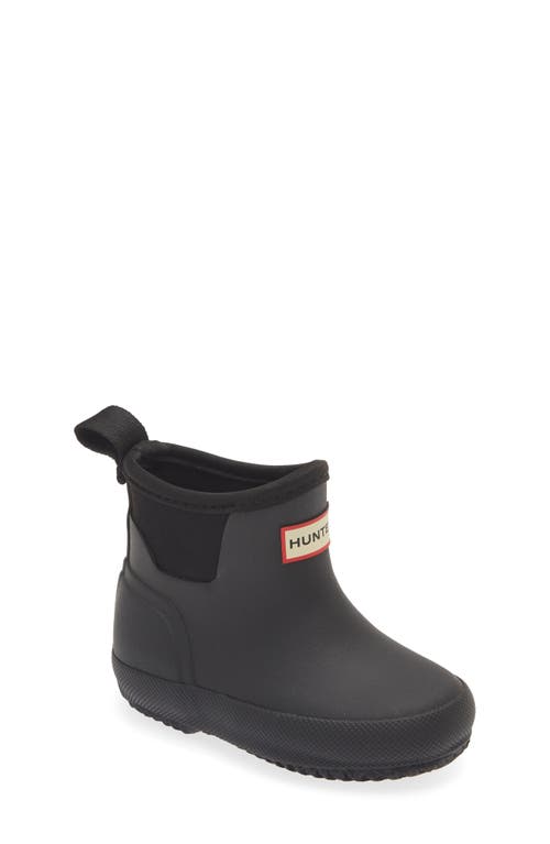 Shop Hunter Kids' Original Waterproof Chelsea Rain Boot In Black/black/black