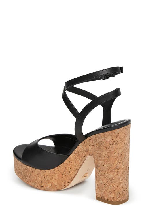 Shop Paige Caprice Ankle Strap Platform Sandal In Black