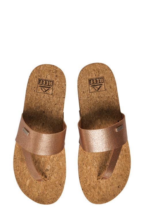 Reef Sol Hi Platform Sandal In Copper