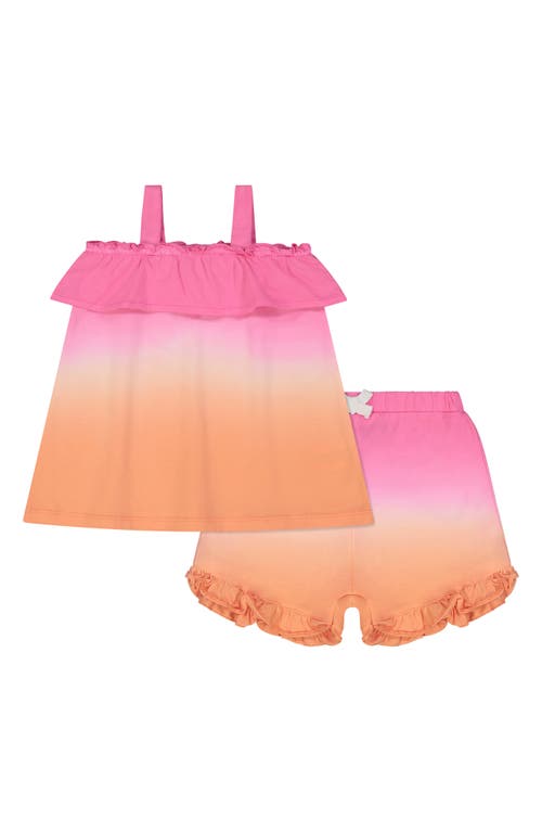 Andy & Evan Ombre Jersey Tank Shorts Set Pink at Nordstrom,