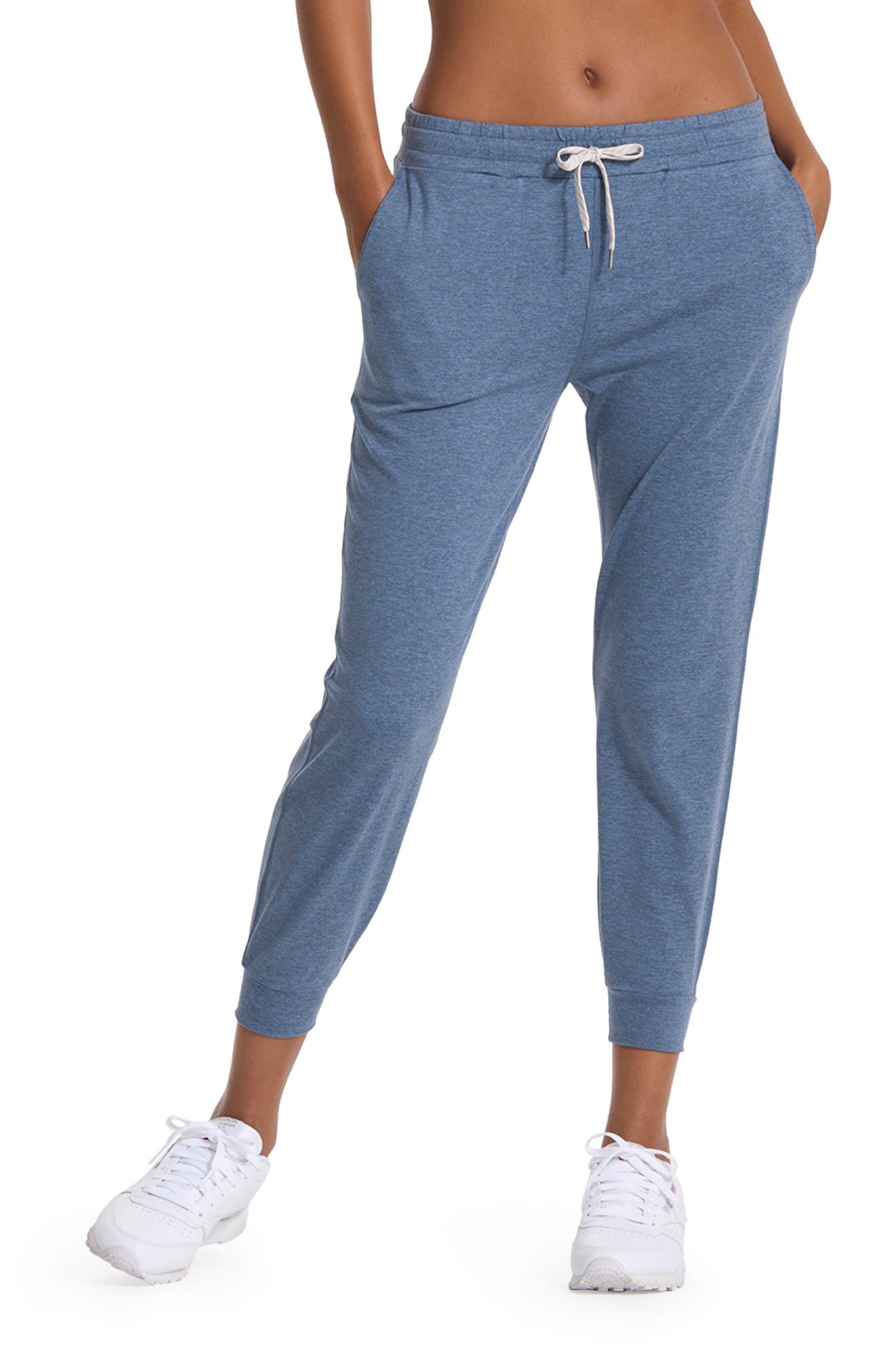 blue tracksuit bottoms women's