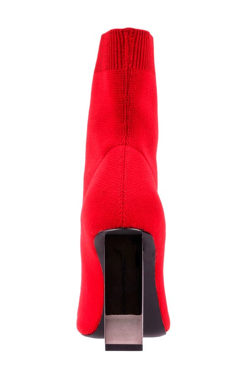 Ninety Union Palace Snip Toe Boot In Red