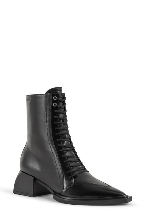 Women s Pointed Toe Lace Up Boots Nordstrom