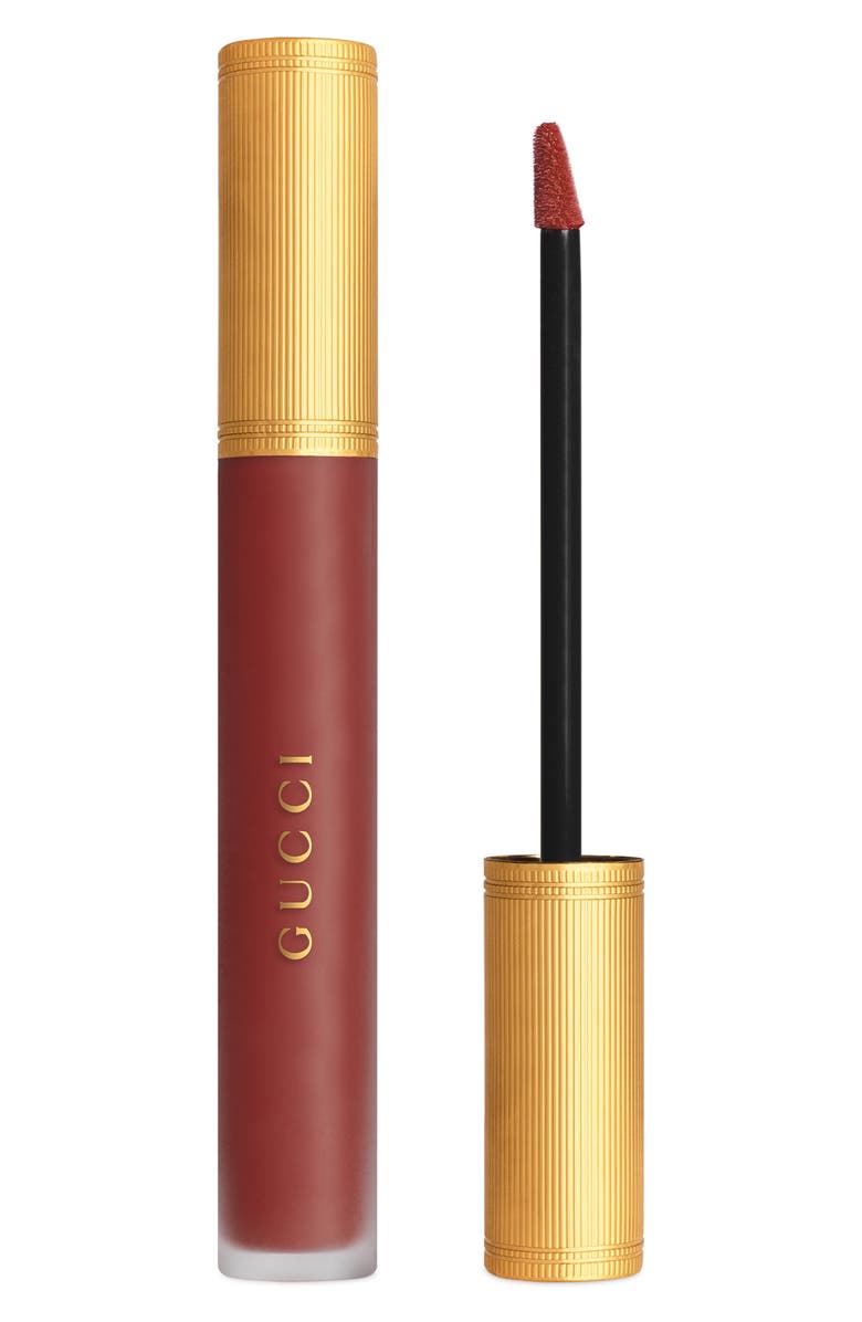 GUCCI Rouge À Lèvres Liquid Matte Lipstick, Main, color, 521 NELLIE CHERRIE