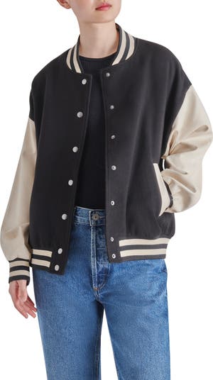 Levi's Faux Leather Varsity Bomber Jacket - Men's - Saddle M