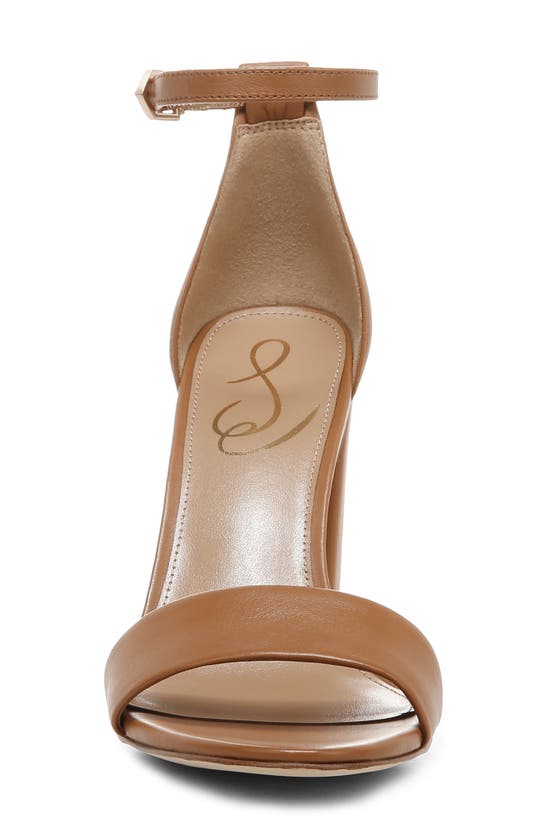 Sam Edelman Yaro Ankle Strap Sandal In Saddle