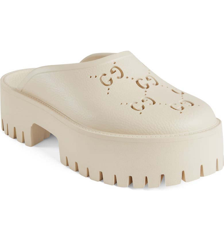 Elea GG Logo Platform Clog | Nordstrom