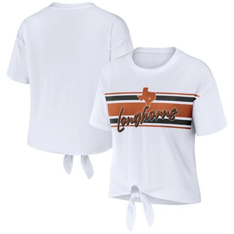 Women's WEAR by Erin Andrews White Houston Astros Greetings From T-Shirt