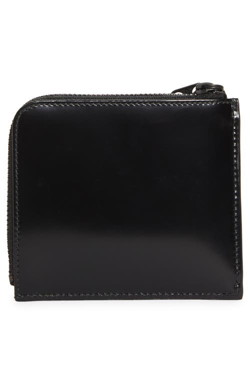 COMME DES GARÇONS COMME DES GARÇONS WALLETS ZIPPER MEDLEY LEATHER HALF ZIP WALLET