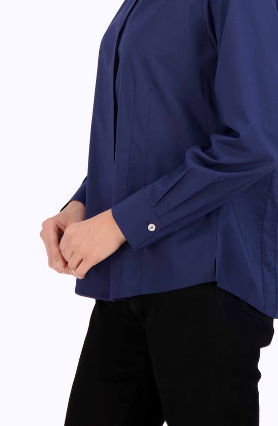 FOXCROFT FOXCROFT TAYLOR NON-IRON LONG SLEEVE STRETCH BUTTON-UP SHIRT