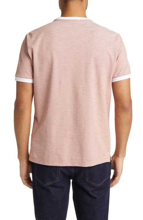 Robert Barakett Whitner Cotton Blend T-shirt In Burnt Orange