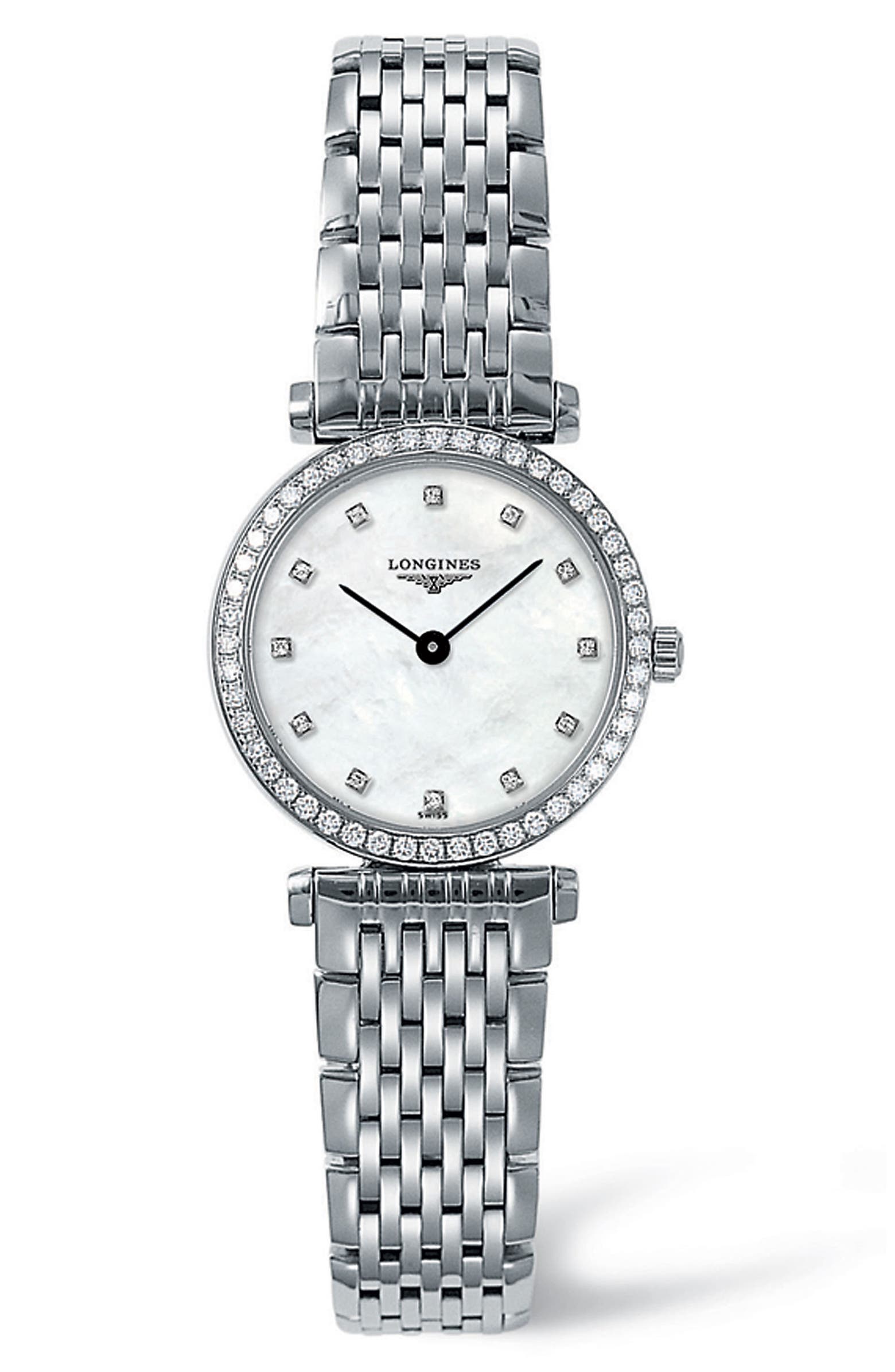 Longines La Grande Classique de Longines Diamond Bracelet Watch, 24mm ...