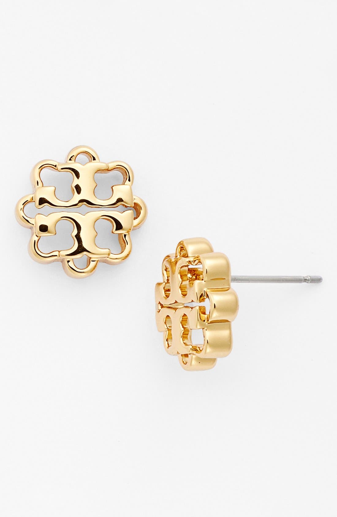 Tory Burch Logo Flower Stud Earrings Nordstrom   A0327444 676f 4823 B4f6 865dd86426d8 