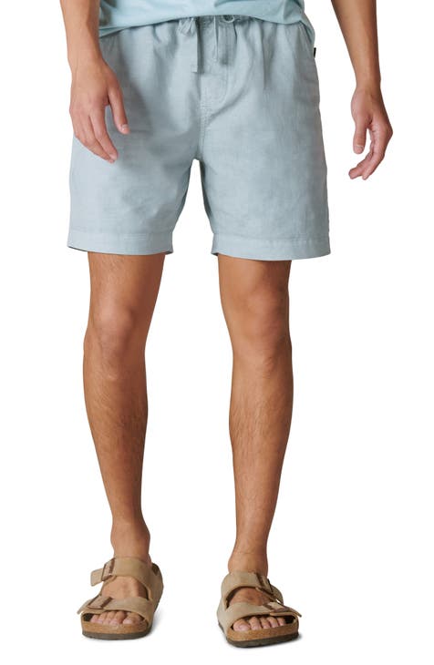 Linen Shorts > ORGANIC Blue + Green Combo