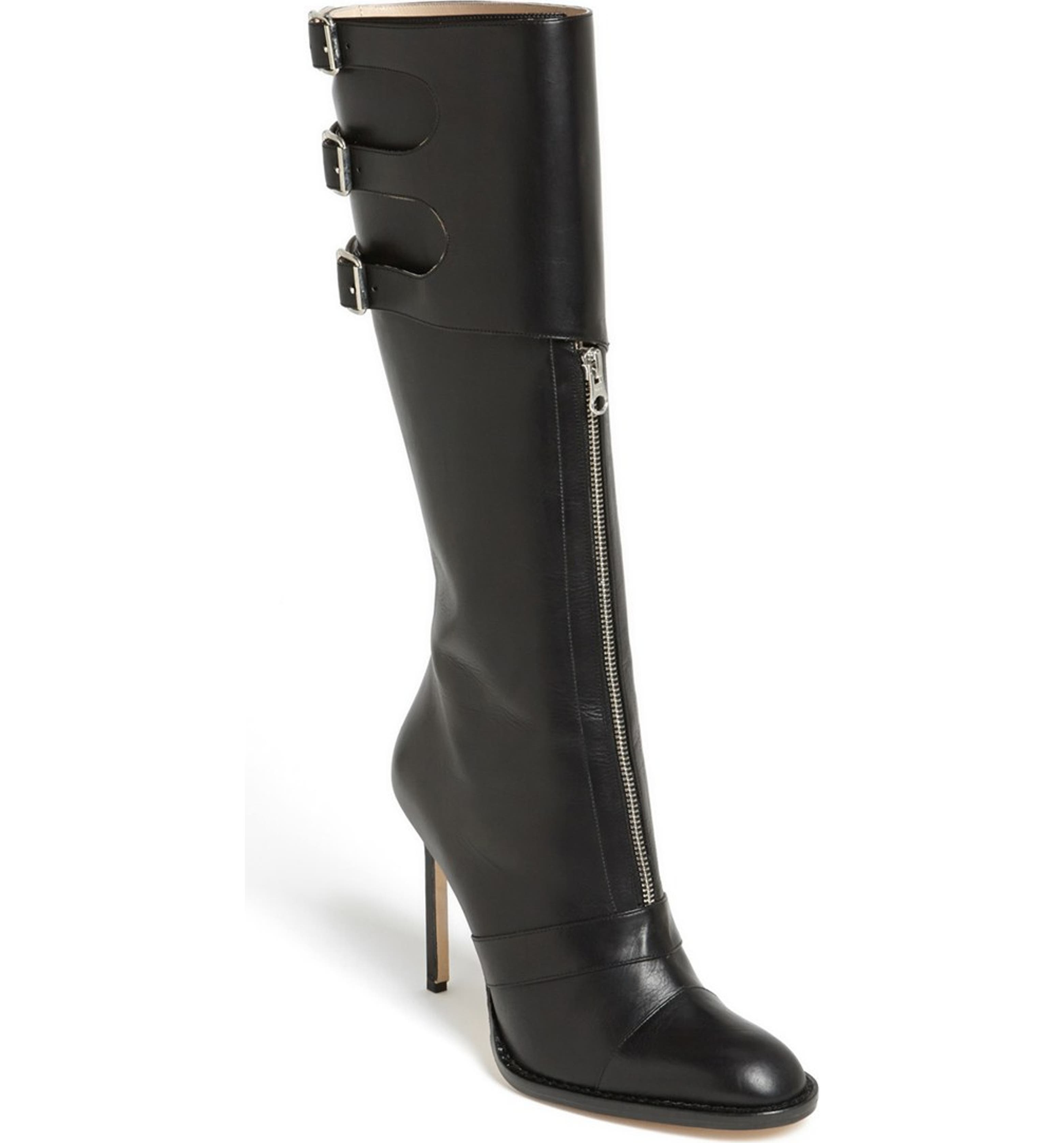 Manolo Blahnik Tall Leather Boot | Nordstrom