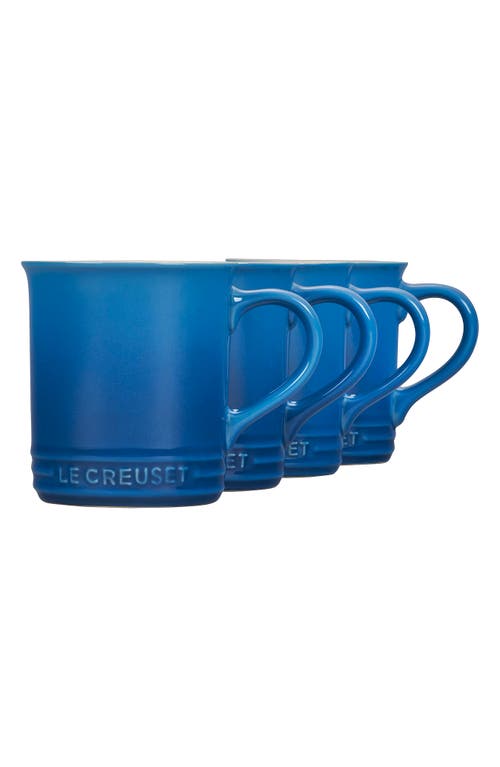 Le Creuset Set of Four 14-Ounce Stoneware Mugs in Marseille at Nordstrom
