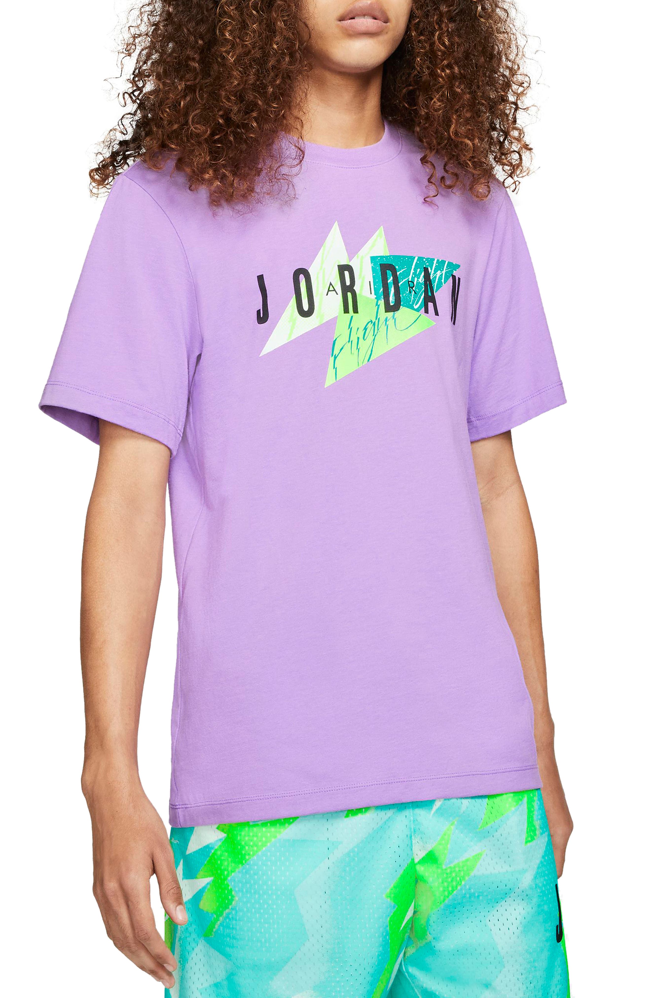 violet graphic tee