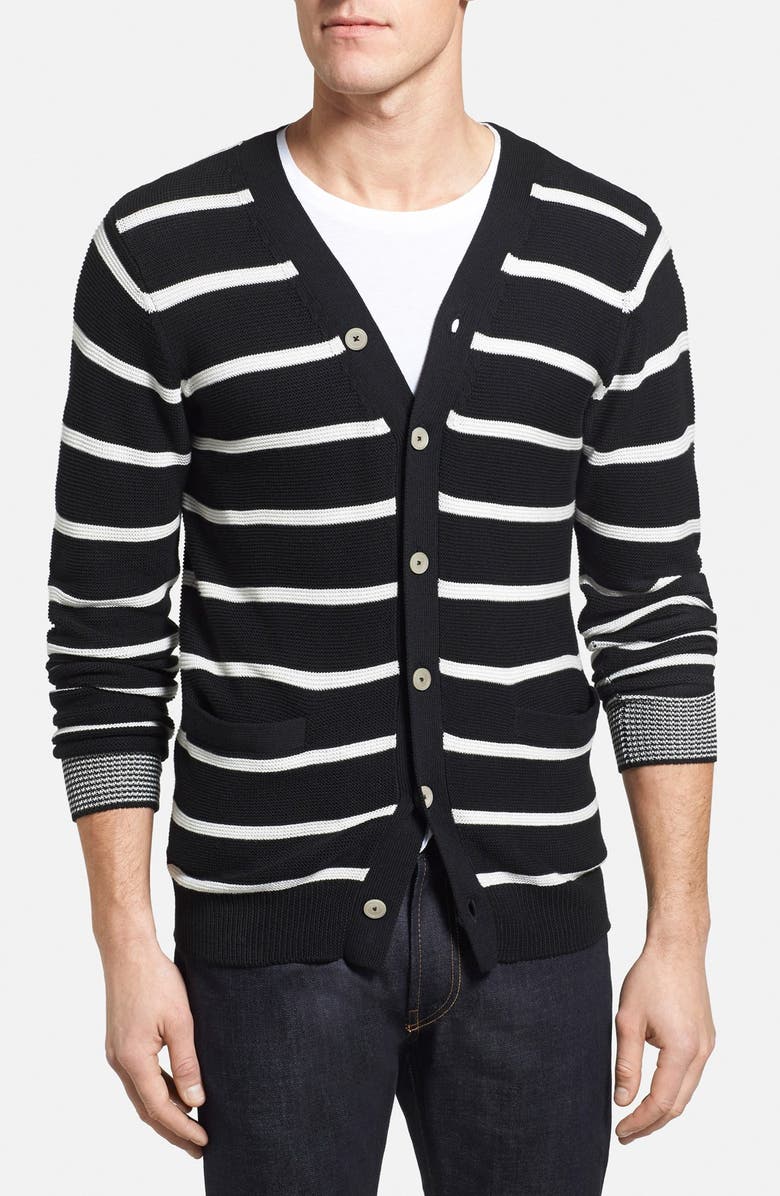 J. Press York Street Stripe Cardigan | Nordstrom