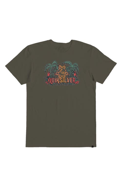 Quiksilver Dala Jungle Graphic T-Shirt Grape Leaf at Nordstrom,