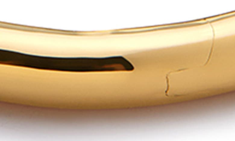 Shop Monica Vinader Large Essential Tube Hoop Earrings In 18ct Gold Vermeil