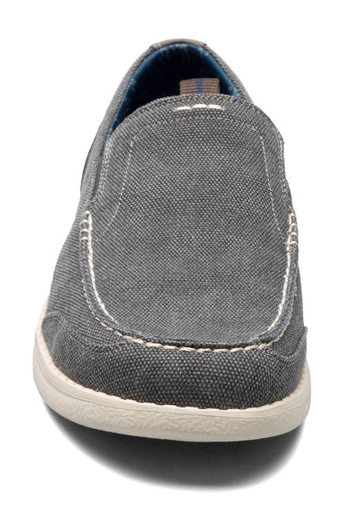 Nunn Bush Brewski Organic Cotton Slip-on Sneaker- Wide Width Available In Gunmetal