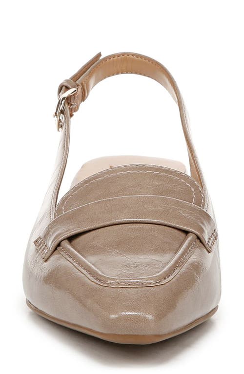Naturalizer Garner Womens Faux Leather Ankle Strap Slingback Heels In Gold