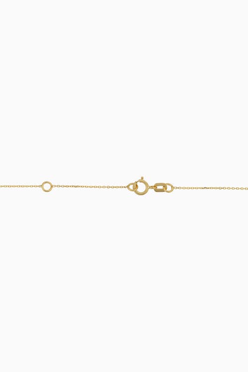 Oradina Flora Anklet In Yellow Gold
