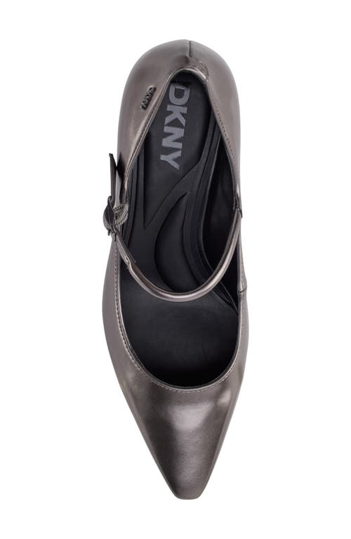 Dkny Samira Pointed Toe Mary Jane Pump In Graphite