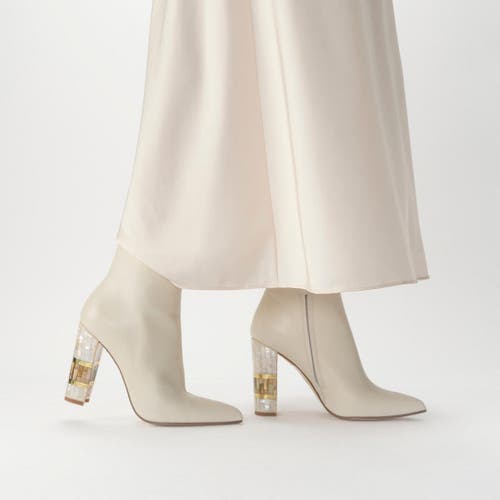 FREYA ROSE FREYA ROSE JASMINE WHITE PEARL HEEL ANKLE BOOT