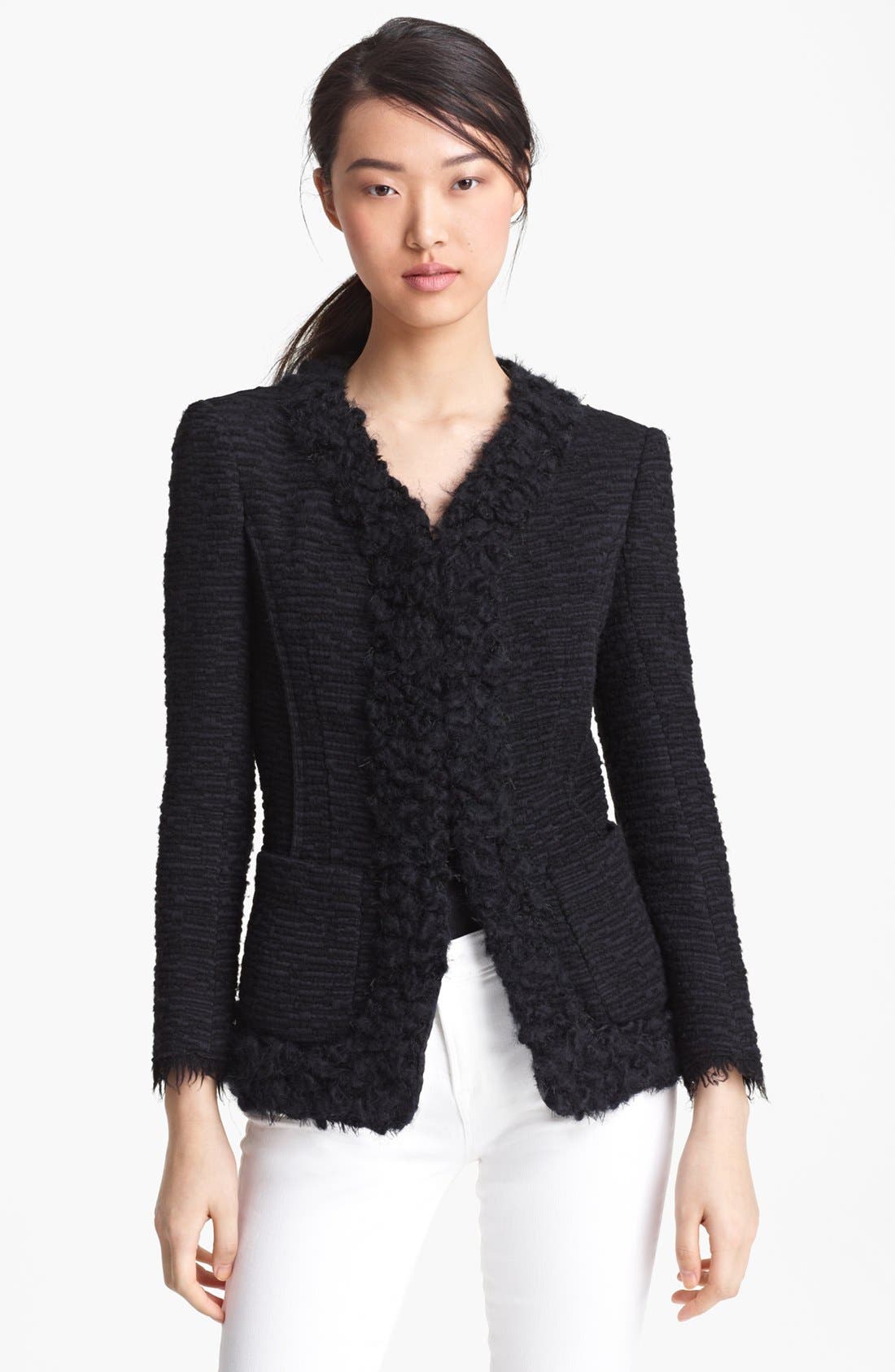 Nina Ricci Tweed Sweater Jacket Nordstrom