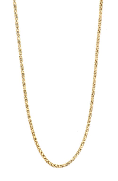 Men's 14K Gold Interlocking Chain Necklace in 14K Yellow Gold