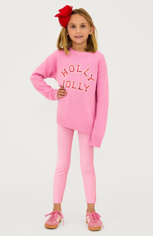 Shop Beach Riot Kids' Little Callie Sweater In Gumdrop Pi