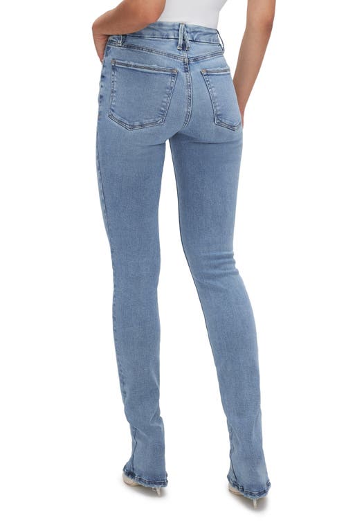 Good American Good Legs Crop Micro Bootcut Jeans In Indigo642