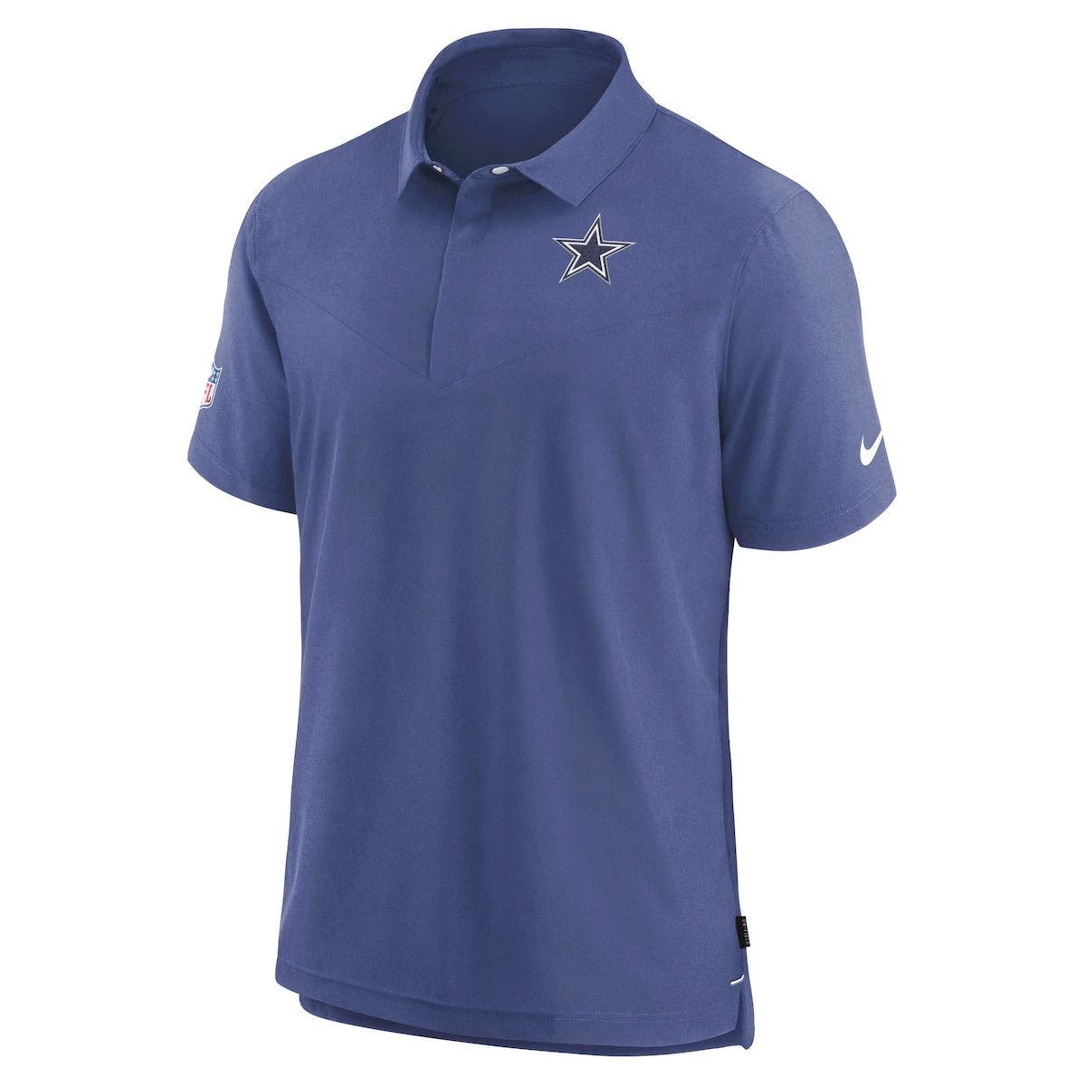 Nike Men's Nike Navy Dallas Cowboys Sideline Lockup Performance Polo ...