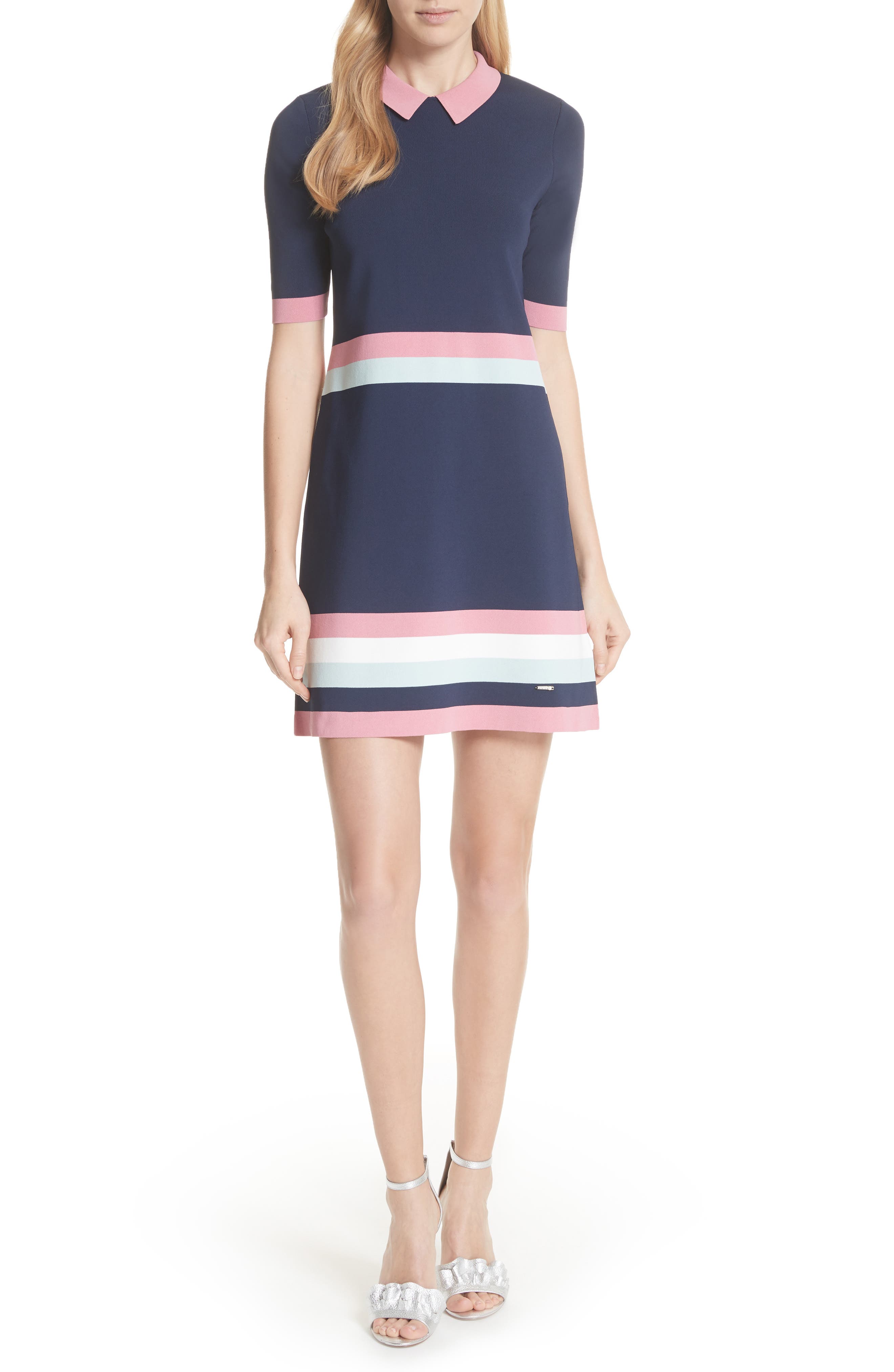 Ted Baker London Colour by Numbers Border Stripe Dress Nordstrom