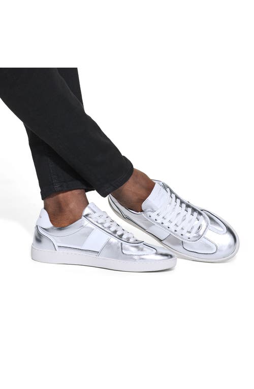 Shop Kurt Geiger London Lloyd Sneaker In Silver