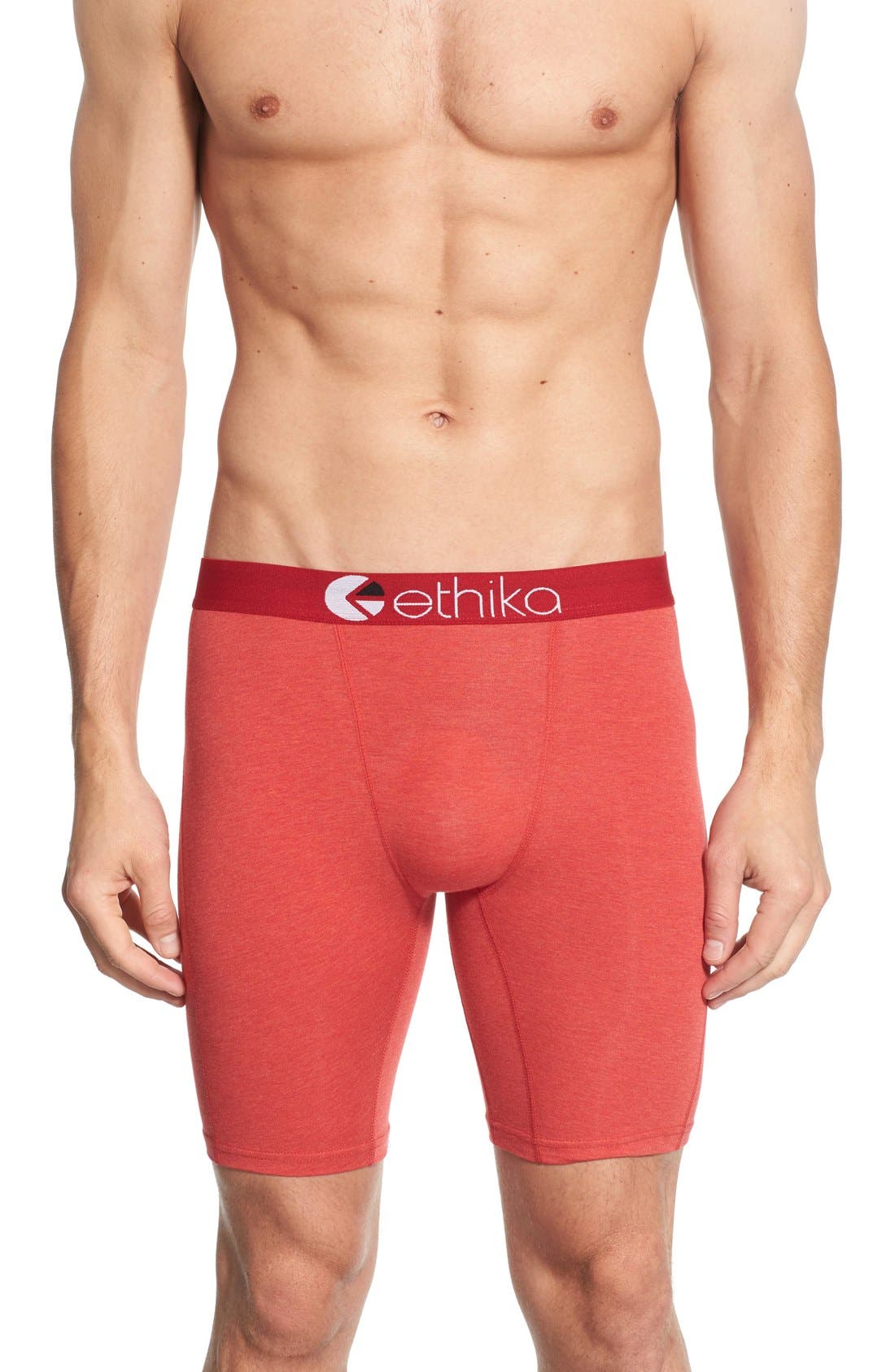 Ethika Heathered Stretch Cotton Boxer Briefs Nordstrom