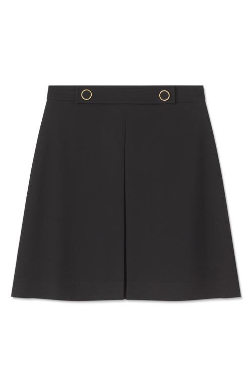 Shop Lk Bennett Halina Crepe Skirt In Black