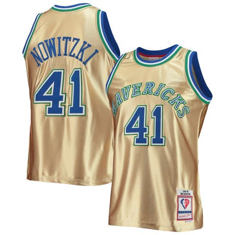 MITCHELL & NESS NBA 75TH Gold Swingman Shorts Dallas Mavericks 1998 (as1,  Alpha, m, Regular, Regular) at  Men's Clothing store