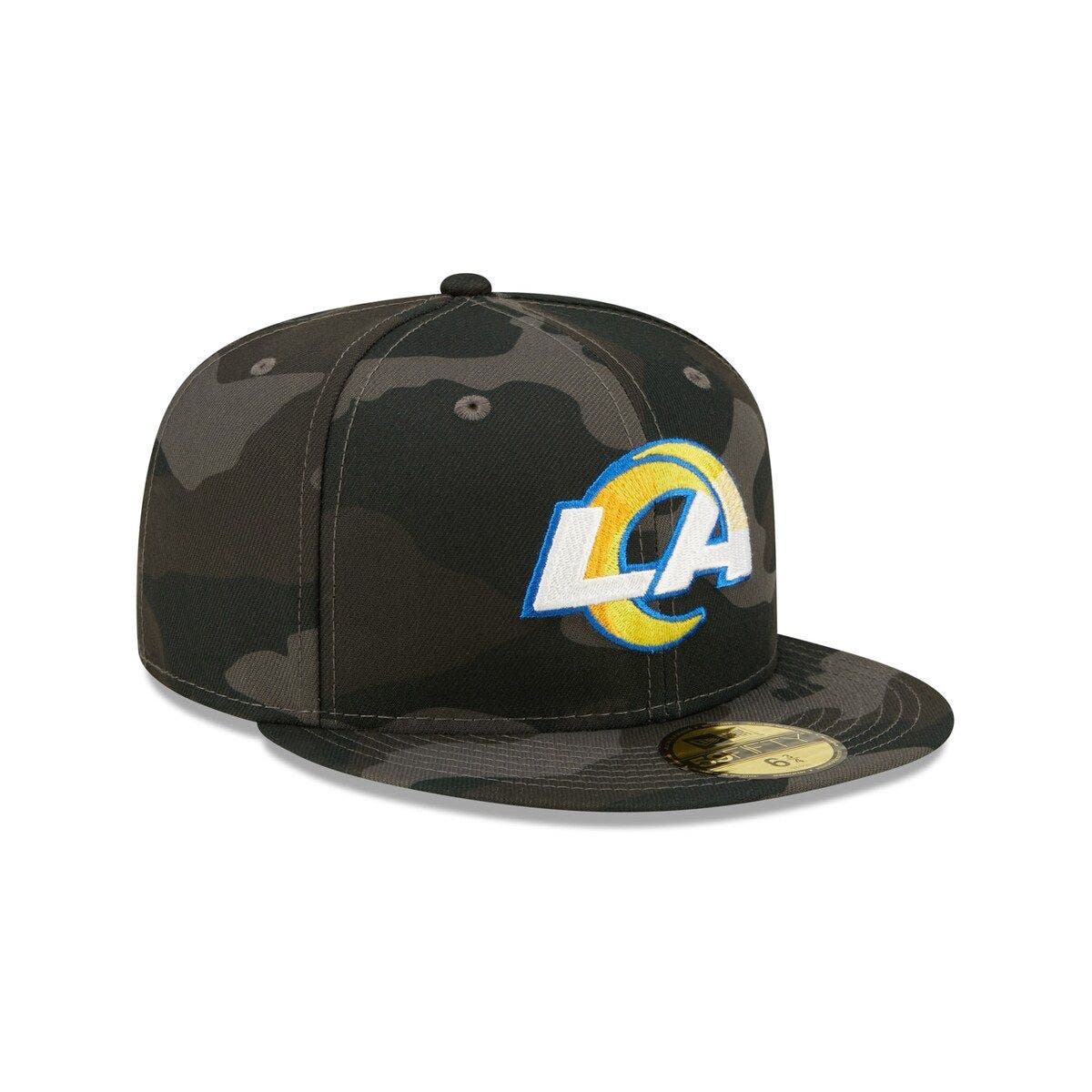 New Era Men's New Era Black Los Angeles Rams Camo 59FIFTY Fitted Hat ...