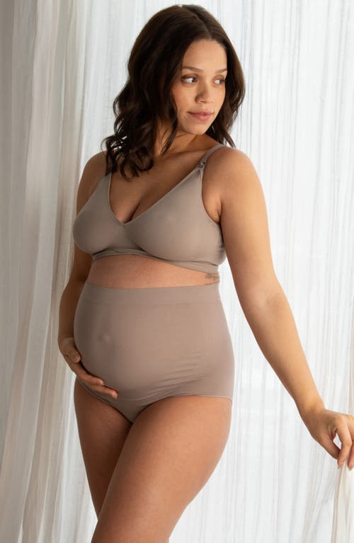 Shop Bravado Designs High Waist Maternity Briefs In Sand