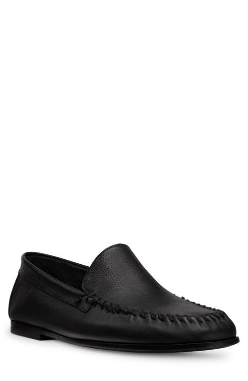 Shop Stuart Weitzman Montauk Venetian Moc Toe Loafer In Black