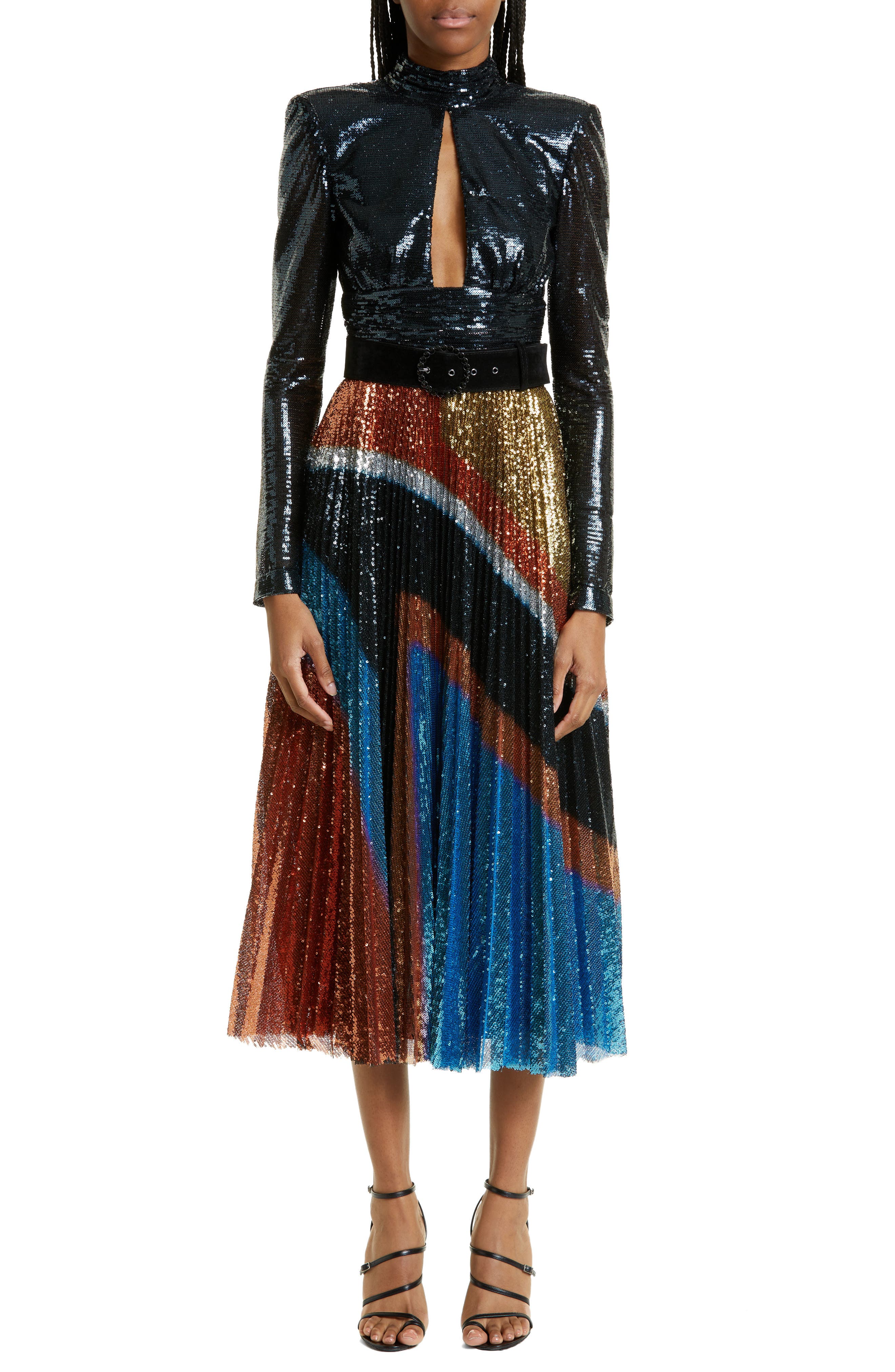 Nicole Miller Pleated Dress