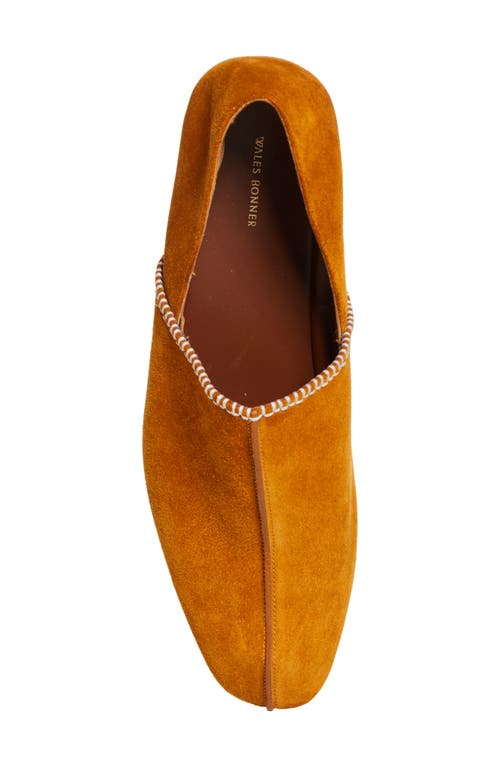 Wales Bonner Babush Convertible Heel Loafer In Tan