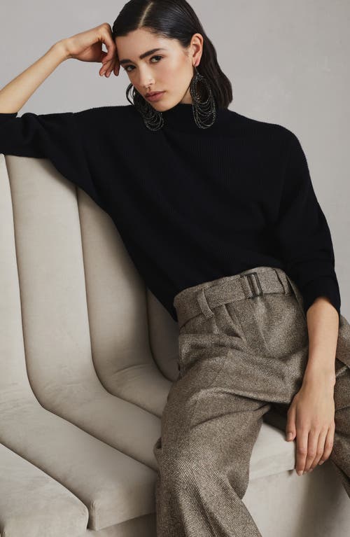 Shop Brunello Cucinelli Wool, Cashmere And Silk Sweater In Black